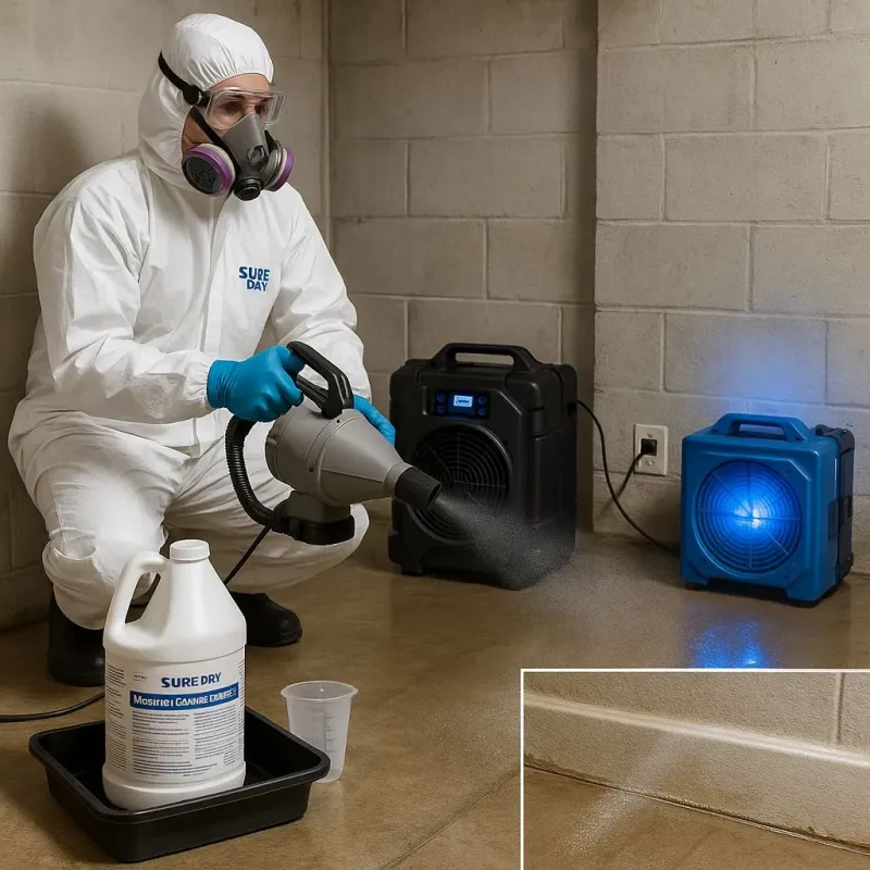 Sanitization and Odor Removal process in Frederick, CO